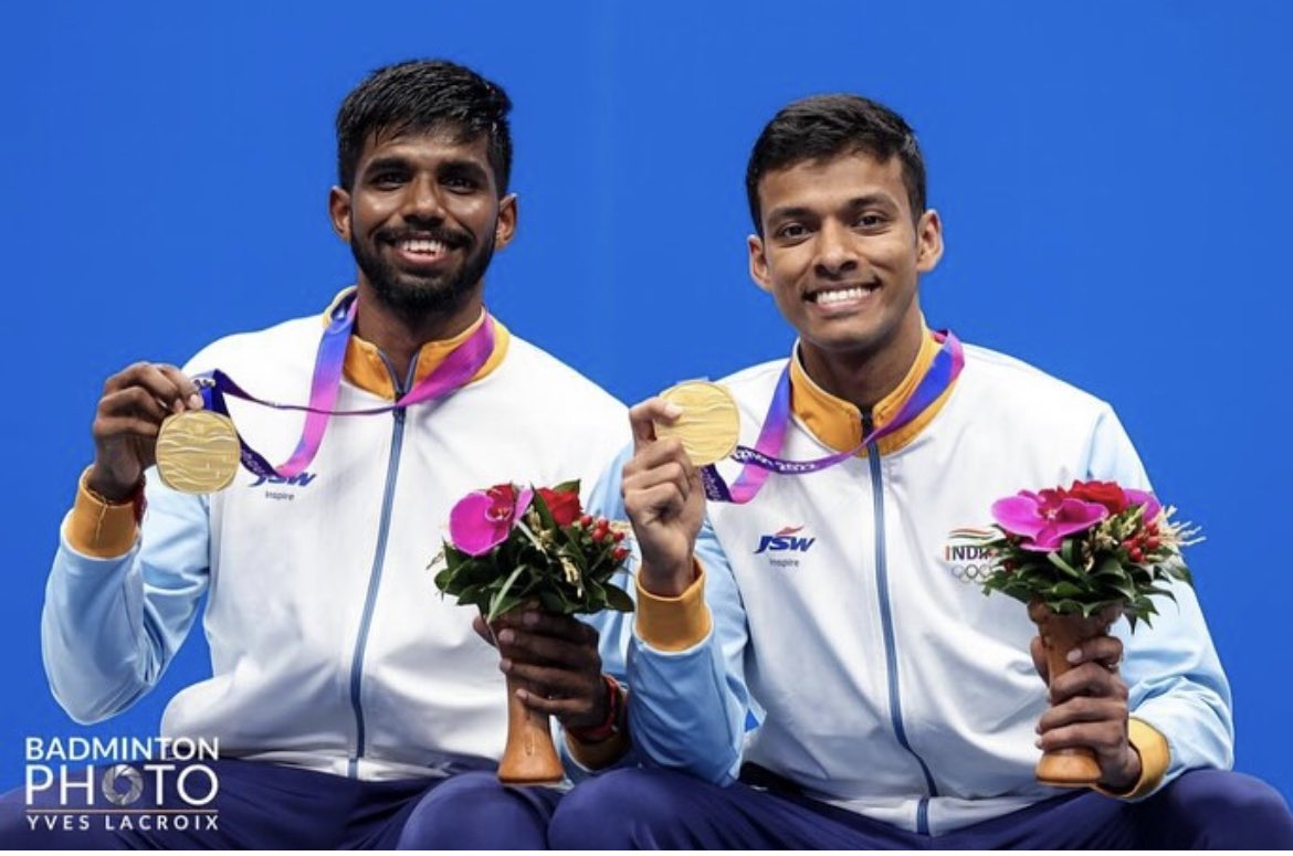 ASIAN GAMES GOLD MEDALISTS 🏆 To all who cheered, believed, and stood by me - this gold is as much yours as it is ours. Holding this gold, I feel the weight of your love and support more than ever. This victory belongs to all of us. Thank you Jai Hind 🇮🇳