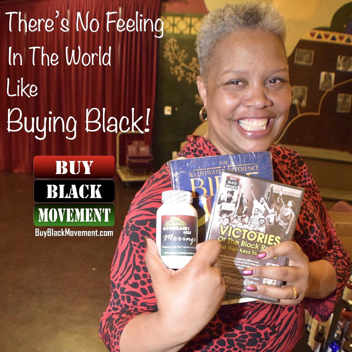 buyblackmovemnt's tweet image. 🌟Good vibes flow freely when we support our own people! It’s a win for the Black-owned business, a win for you AND for the entire Black community. All we do is win…

❤️🖤💚Buy Black @ BuyBlackMovement.com

#buyblack #blackfirst #blackunity #blackcommunity #melanin