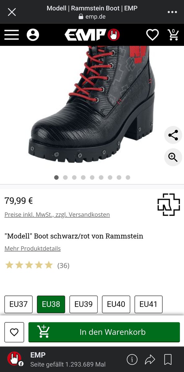 Vanessa_Knox_'s tweet photo. Ok es ist noch eine Weile hin bis zu meinem Geburtstag 10.Dez....
aber da ich #Rammsteinfan tatsächlich dieses Schühchen
noch nicht besitze
> hast DU es zu ändern
> per PayPal oder EMP Gutschein
👉🎁🖤
#sendemir #Rammsteinschuhe
#teilemeineBeiträgeundBilder
#MissKnoxville👑 https://t.co/U8Q8tGX9YE