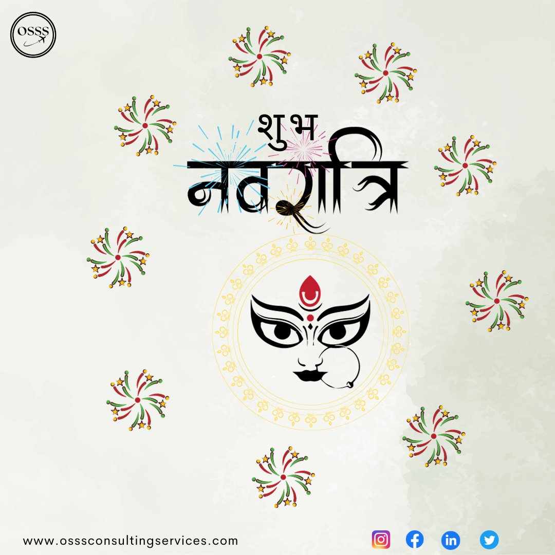 osssconsulting's tweet image. "Celebrate the vibrant colors, rhythmic beats, and divine blessings of Navaratri as we celebrate this joyous Indian festival together! Happy Navaratri🌟🪅 #NavaratriVibes #FestiveSpirit #OSSSConsultancy"