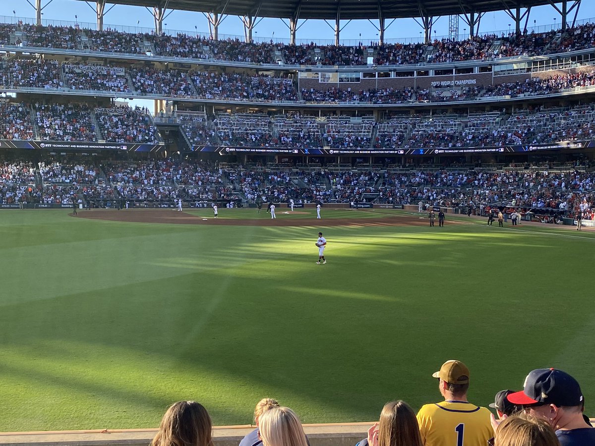 patrickdavis316's tweet photo. What a game!! Awesome night in Atlanta for a Braves playoff W!! https://t.co/iRV3kMMXKF