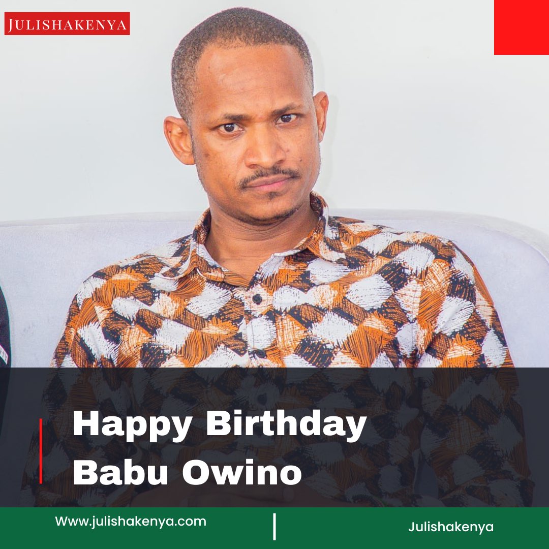 Aboutkenya254's tweet photo. Wishing @HEBabuOwino a happy birthday https://t.co/94dVRNMESq