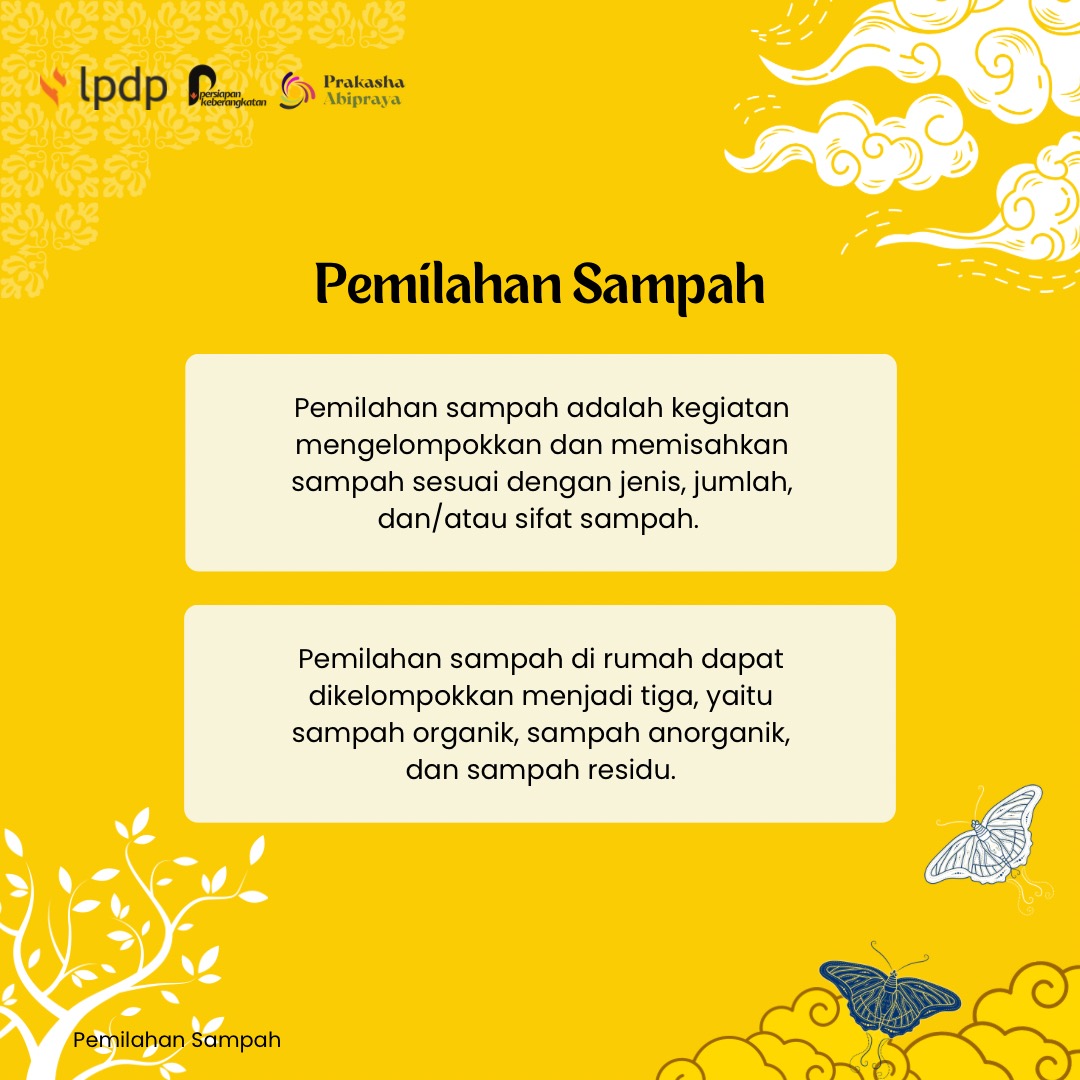 Aldi3153's tweet photo. Halo Sahabat Prakasha

Setelah kita mengetahui langkah praktis yang bisa dilakukan dalam mengelola sampah untuk menjaga kesehatan tubuh dan kelestarian bumi, langkah selanjutnya yang dapat diterapkan adalah memilah sampah. https://t.co/uIt9S1XeiE