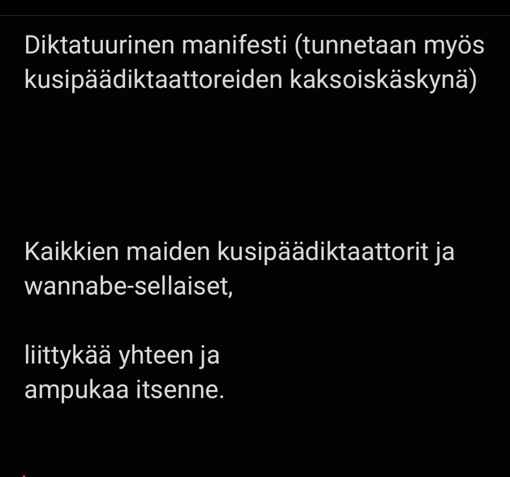 Kirjoitin huoneentaulun.

Sovellettavissa myös kaikkien maiden terroristeille jotka murhaavat viattomia..