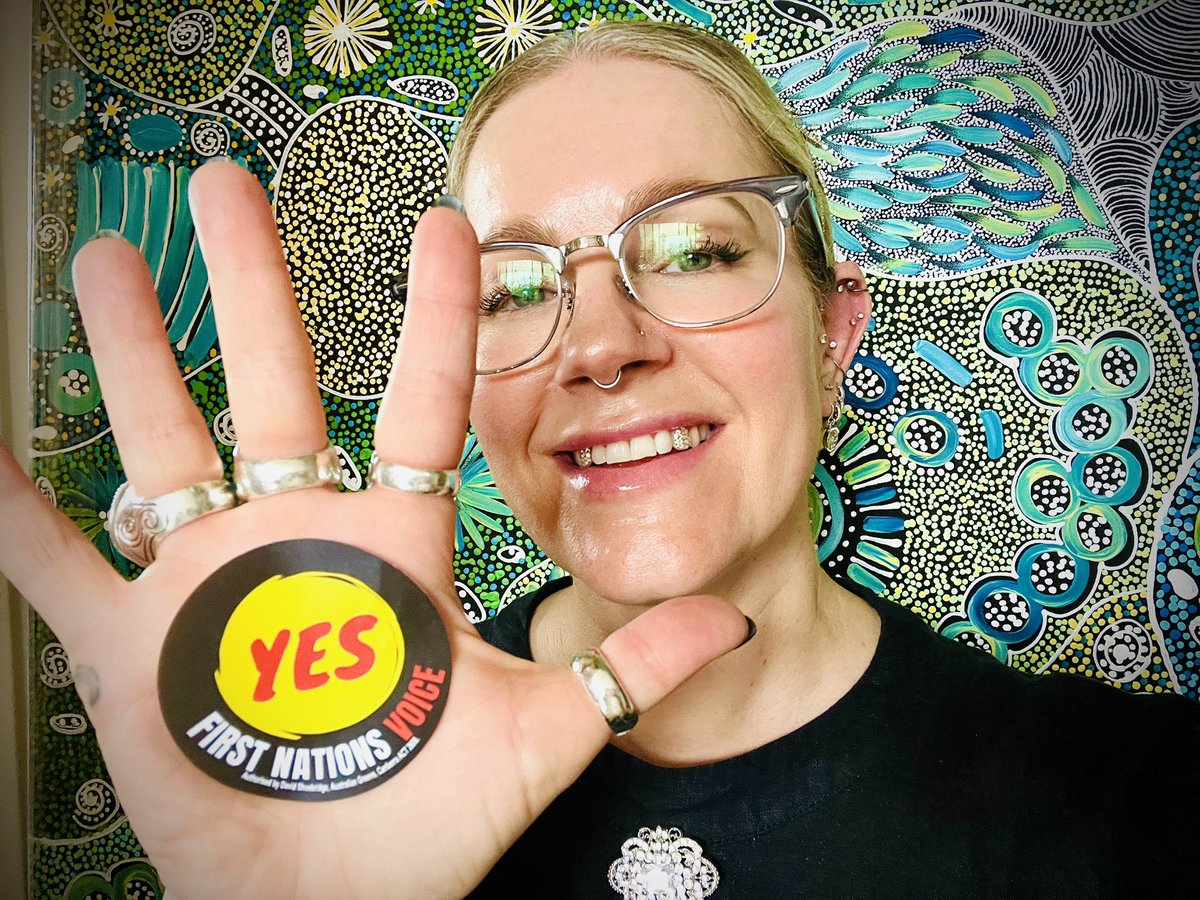 RKP_Industries's tweet photo. YES Australia 👍🗳️

YES #InnerWest YES #Sydney YES #NSW

#VoteYes #VoteYesAustralia #VoteYes2023 #VoteYes23 #VoteYES23Australia #UluruStatement @yes23au #Yes23 #Yes23au 

Artist Pic 1: Janet Golder Kngwarreye, Alhalkere, Utopia, NT https://t.co/xYYEU50yGT