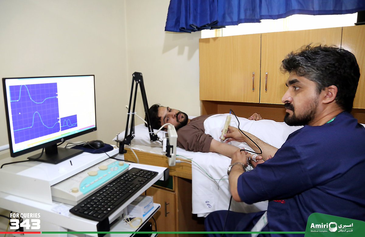 Dr. Mohibullah Kakar Neurophysiologist joined Amiri Medical Complex. We are proud that AMC has started Neurophysiology unit, EEG, EMG and NCS.