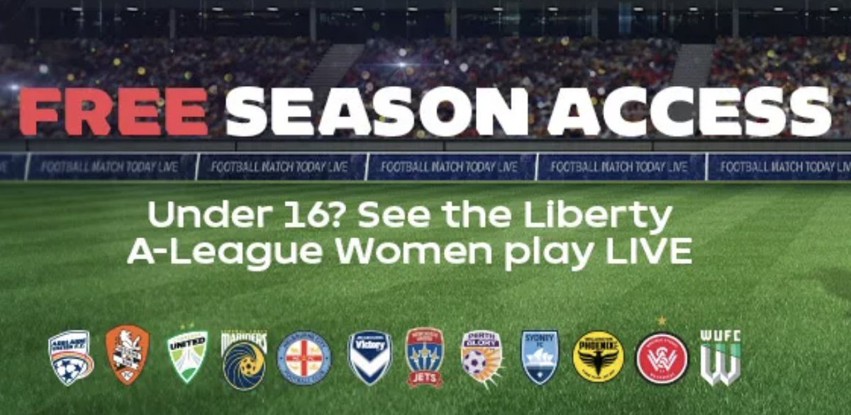 All students UNDER 16 Years old can register for the Liberty A-League Pass for free access to A League W games this season.
Please click on link below to register your details:
keepup.com.au/liberty-a-leag…