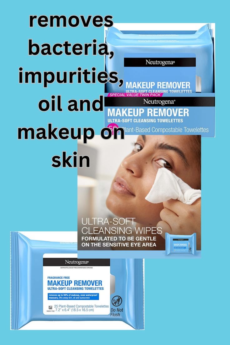 Neutrogena Makeup Remover Wipes Singles, Daily Facial Cleanser Towelettes, Gently Removes Oil &amp; Makeup. Click for details amzn.to/3tkQHSL