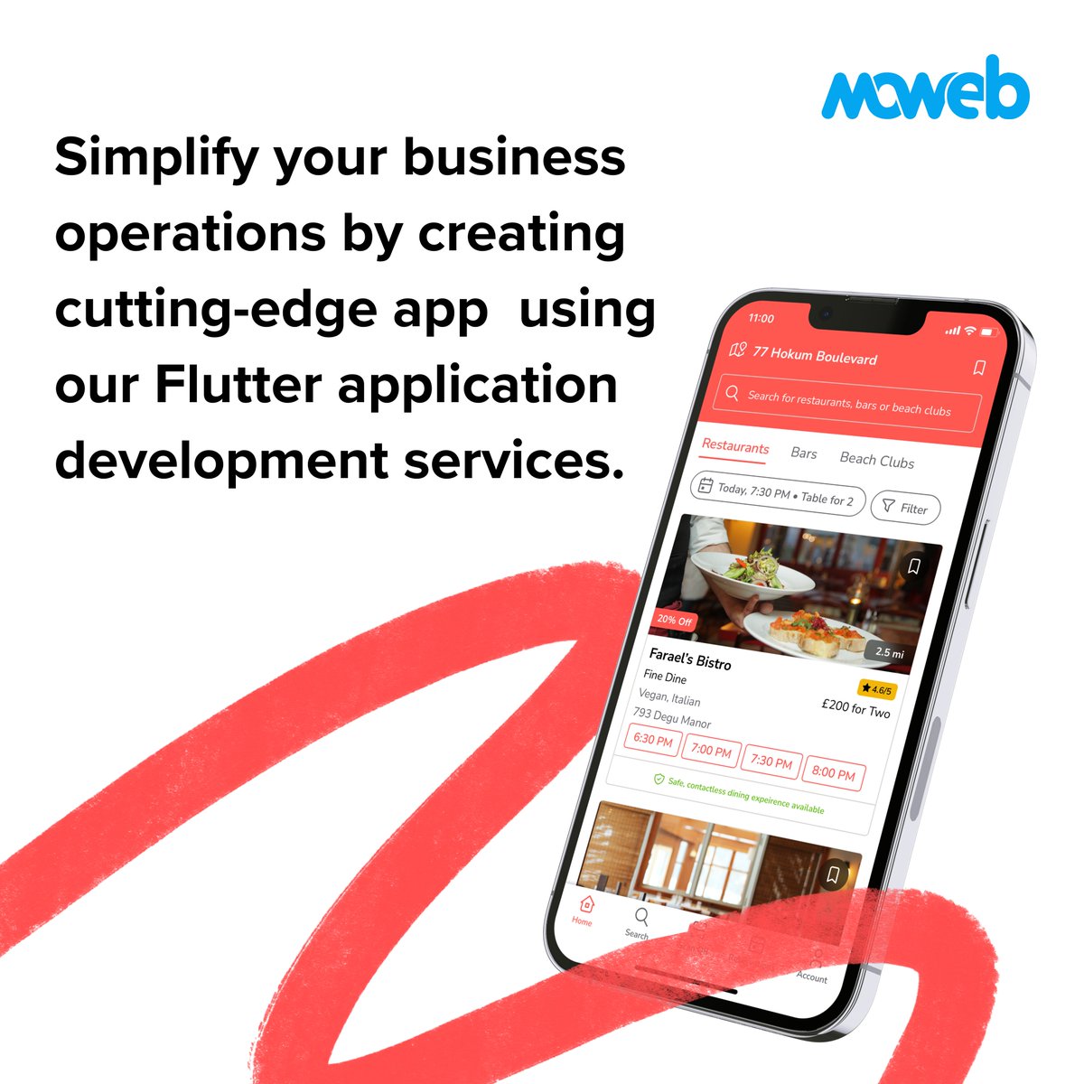 mowebtech's tweet image. Revolutionize Your Business Operations with Our #Flutter #AppDevelopment Services!📱
Tired of the complexity that's holding your business back?
Embrace efficiency and innovation with our cutting-edge Flutter app development solutions! - Moweb.com/flutter-app-de…
#hireflutterdev