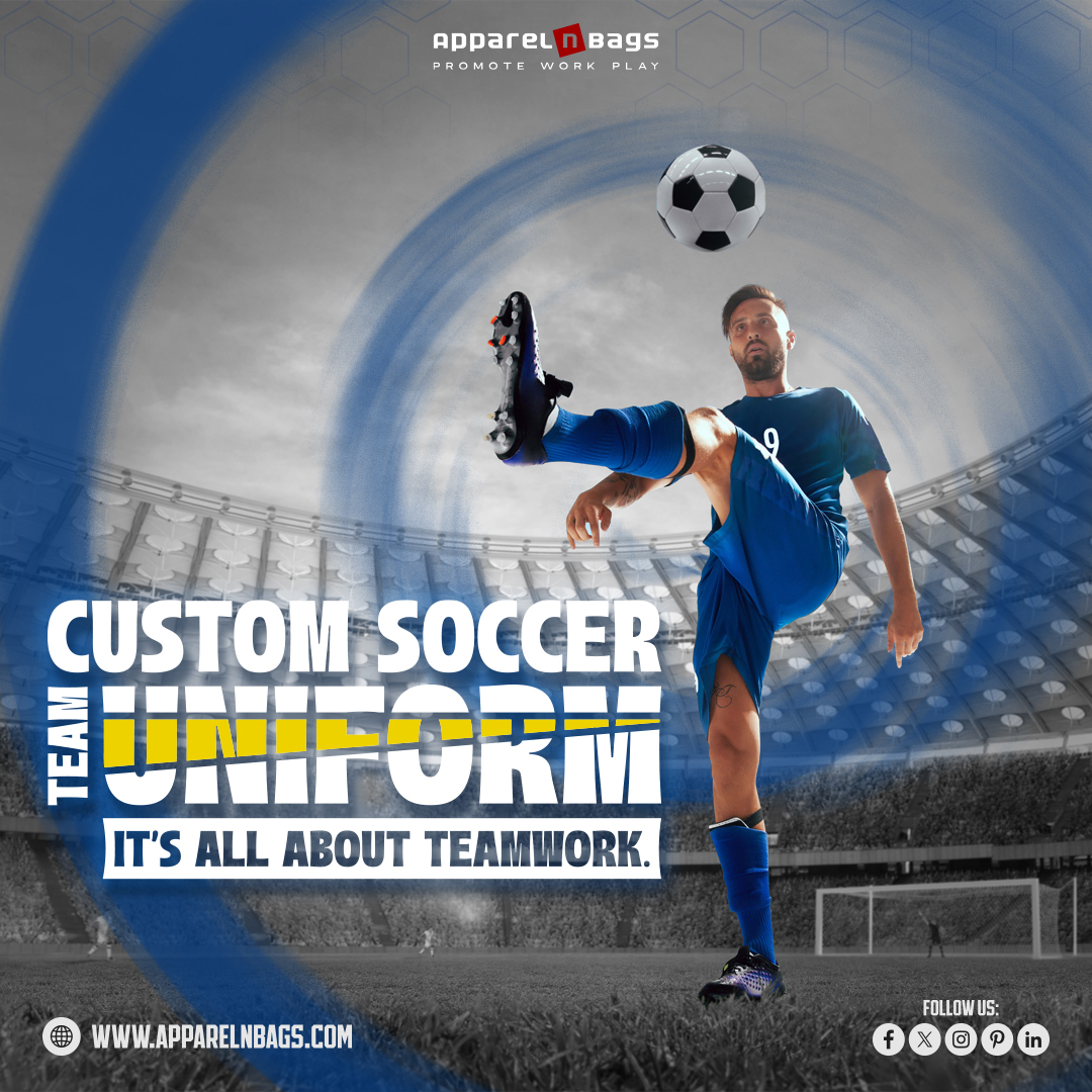 apparelnbags's tweet photo. You’re never too old to play soccer. Buy your custom soccer team uniform from ApparelnBags as we offers wide range of custom soccer uniforms.
Shop Now: https://t.co/nFdHnYEI49
#ApparelnBags #CustomSoccerUniforms #Socceruniforms #customsportswear #sportsclub #teamlook https://t.co/oQnEUK7Hcy
