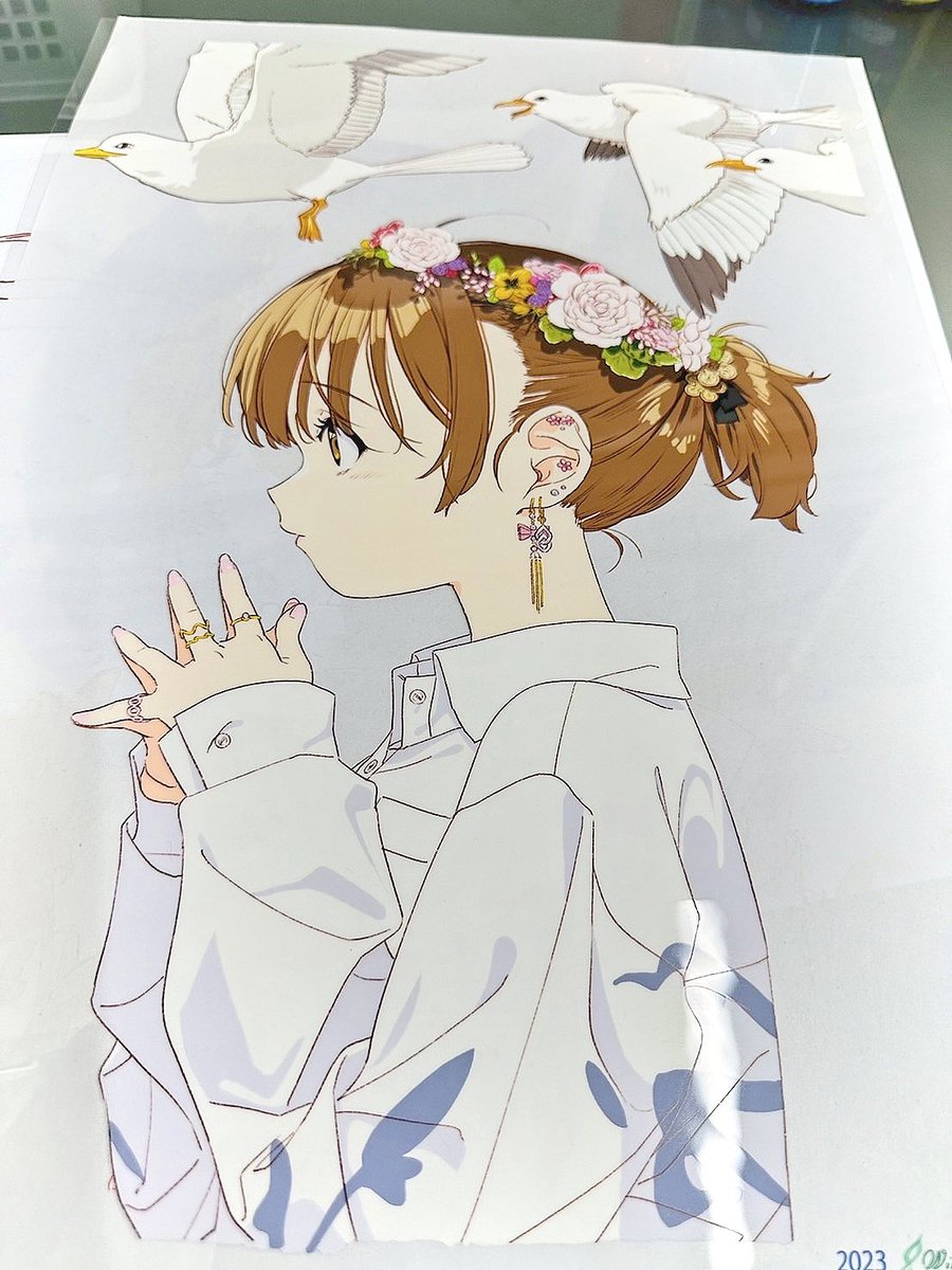 「セル画ラボ()さん主導のセル画化企画! こちらのセル画、制作はなんとあの甲斐け」|五七翔二@東3D43a COMITIA144のイラスト