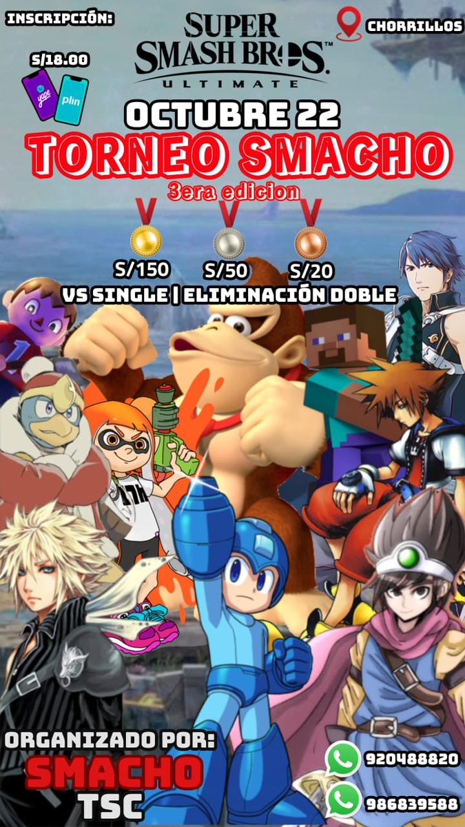 Son bienvenidos a nuestro torneo🏟️ organizado por <a href="/ClanSmacho/">Smacho</a>, los que deseen participar comuníquense con mi persona🥭. Chicos son todos bienvenidos ♥️