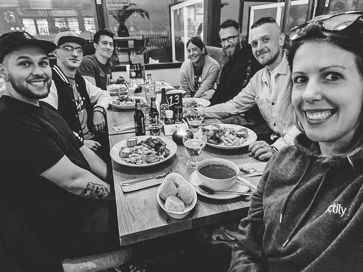 robbbucher's tweet photo. The only downside of working 100% remote? You don't see each other as often as you'd like. But when you do? Magic happens! 🌟 https://t.co/4zzPQj8fhP https://t.co/rEKUieDfFh
