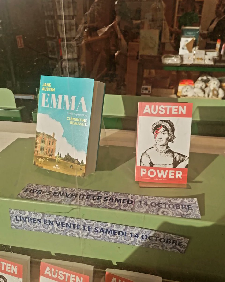 sitiojaneausten's tweet photo. al #frances de #Emma, y también habrá #dedicatoria de #AustenPower, un #manifiesto sobre la #lectura de #JaneAusten en el siglo XXI, ambos publicados por @editionsbaribal

Allí intentaremos estar. 

#libros #livres #books #Austenadas #especialjaneausten #firmas #paris #Francia https://t.co/3GUGwJYvDB