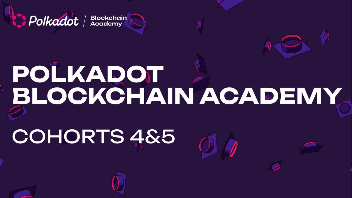 blockchainbali's tweet image. We&apos;re thrilled to announce the opening of Cohorts 4 &amp;amp; 5 at Polkadot Blockchain Academy! Dive into the world of blockchain innovation, learn from experts, and transform your career. Don&apos;t miss out! Join and secure your spot now! 🌐✨ #BlockchainEducation #PolkadotAcademy