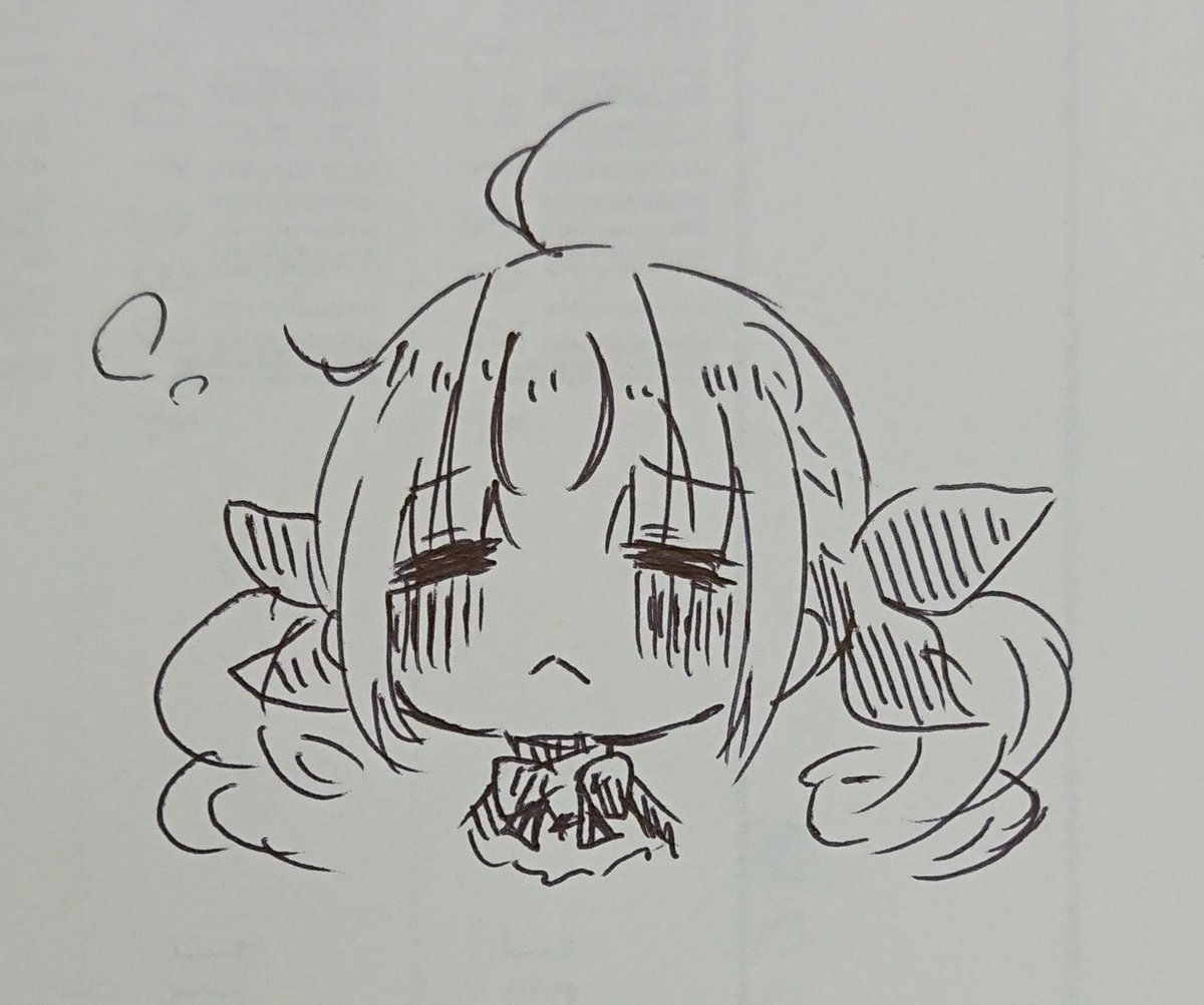 休憩中に描いた2分落書き～ 「ねむねむあくたん」