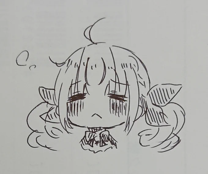 休憩中に描いた2分落書き～ 「ねむねむあくたん」