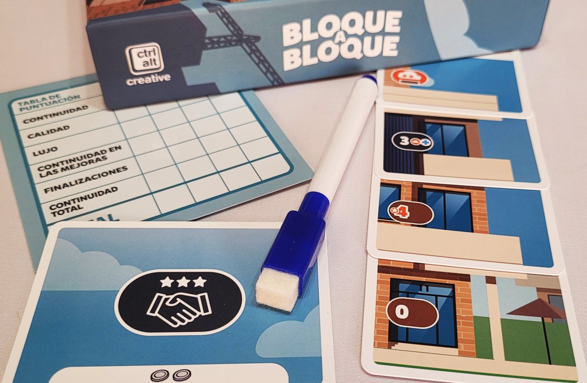 2d6Magazine's tweet photo. #ElJuegoDelDía Hoy hablamos de Bloque a Bloque, un juego de @Ctrlaltcreative en el que competiremos contra el resto construyendo edificios planta a planta con un sistema de torres de cartas. Más info aquí: https://t.co/9jODzk8xNR

#Juegosdemesa #juegosdecartas https://t.co/zfzgy3WCvF