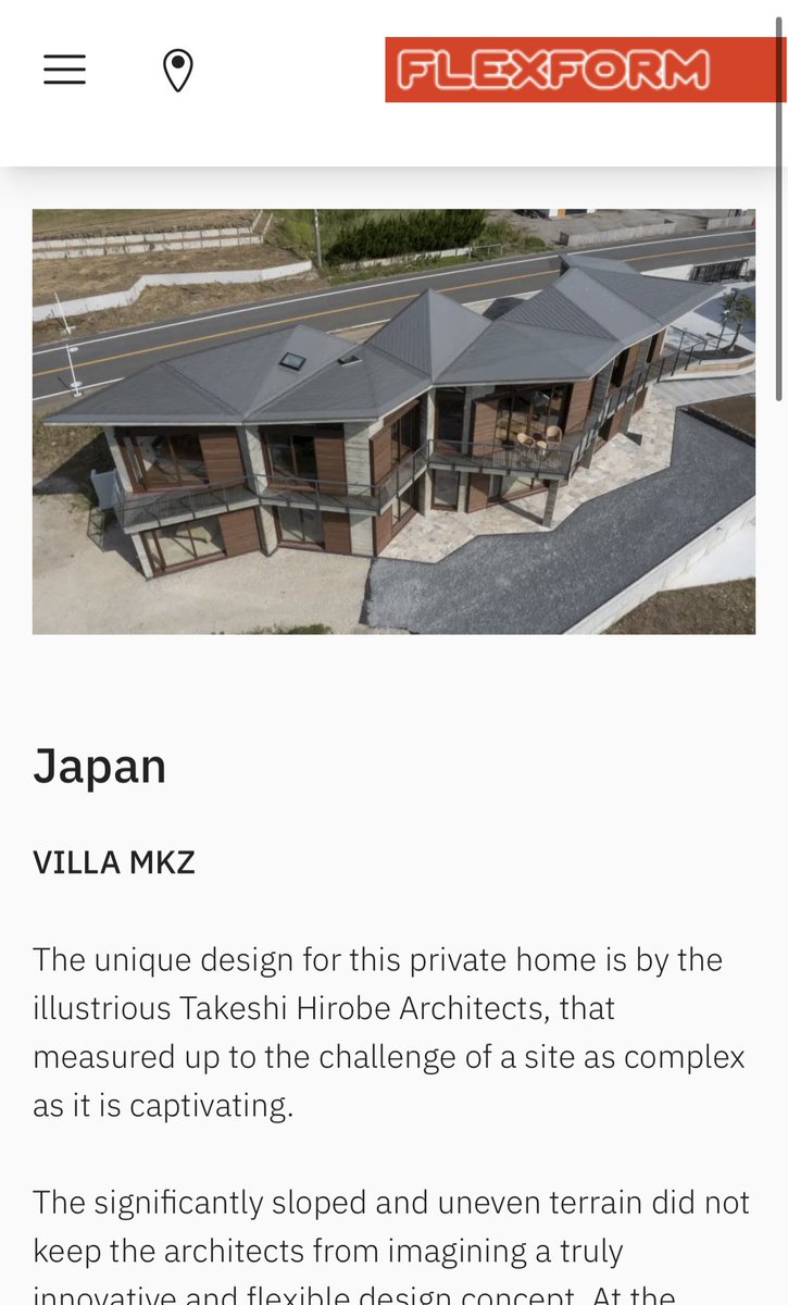 hirobet's tweet image. この空間に置かれるのソファは、クライアントご夫婦と一緒に家具屋さんを巡って選びました。
そのご縁で、ブランドサイトにて『VILLA MKZ』が紹介されました。
海を望む空間に、抜け感があるこのWINGが馴染んでいます。

flexform.it/en/inspiration…

#flexform #villamkz #takeshihirobe