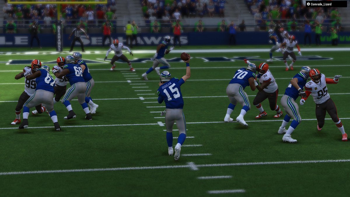 ASU_NECF25's tweet photo. Max Duggan’s rookie campaign is in the books.

- 48 TD (4th ) 
- 124.6 QBR (1st)
- 17 INT (4th amongst QBs > 13GP)
- 65 CMP% (9th)
- 11.2 YPA (8th)
- 381 Rush yards (8th amongst QBs)
- Pro Bowler
-NFC Best QB Award Winner

We may have our QB1 for the cycle.

#LegionOfZoom https://t.co/ta6oZv9Ml3