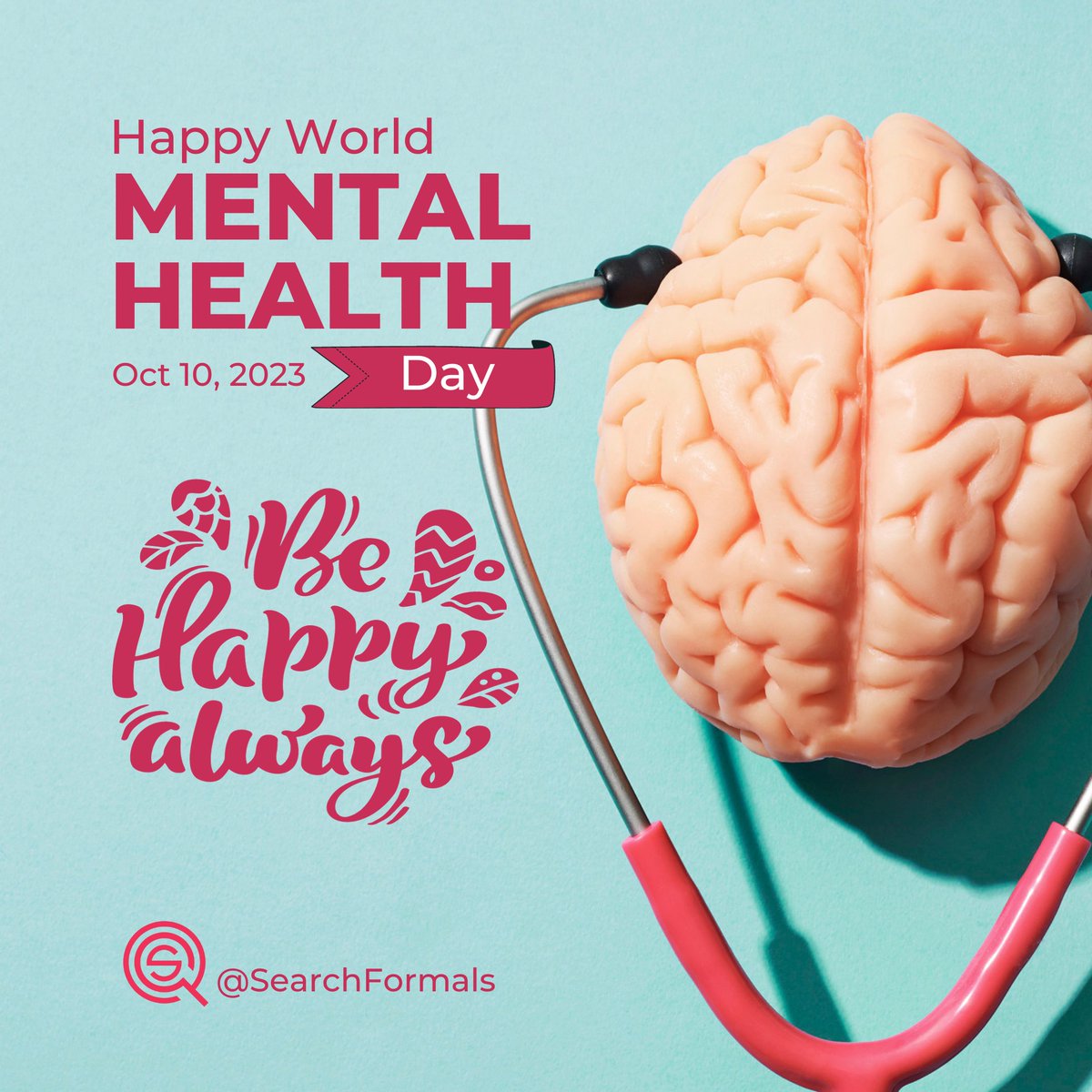 SearchFormals's tweet photo. Let's shatter the stigma surrounding mental health on this World Mental Health Day. Together, we can create a world where mental health is prioritized, understood, and supported. Search Formals is with YOU!
#WorldMentalHealthDay #MentalHealthMatters #BreakTheStigma #searchformals https://t.co/4CJL4YmjTN