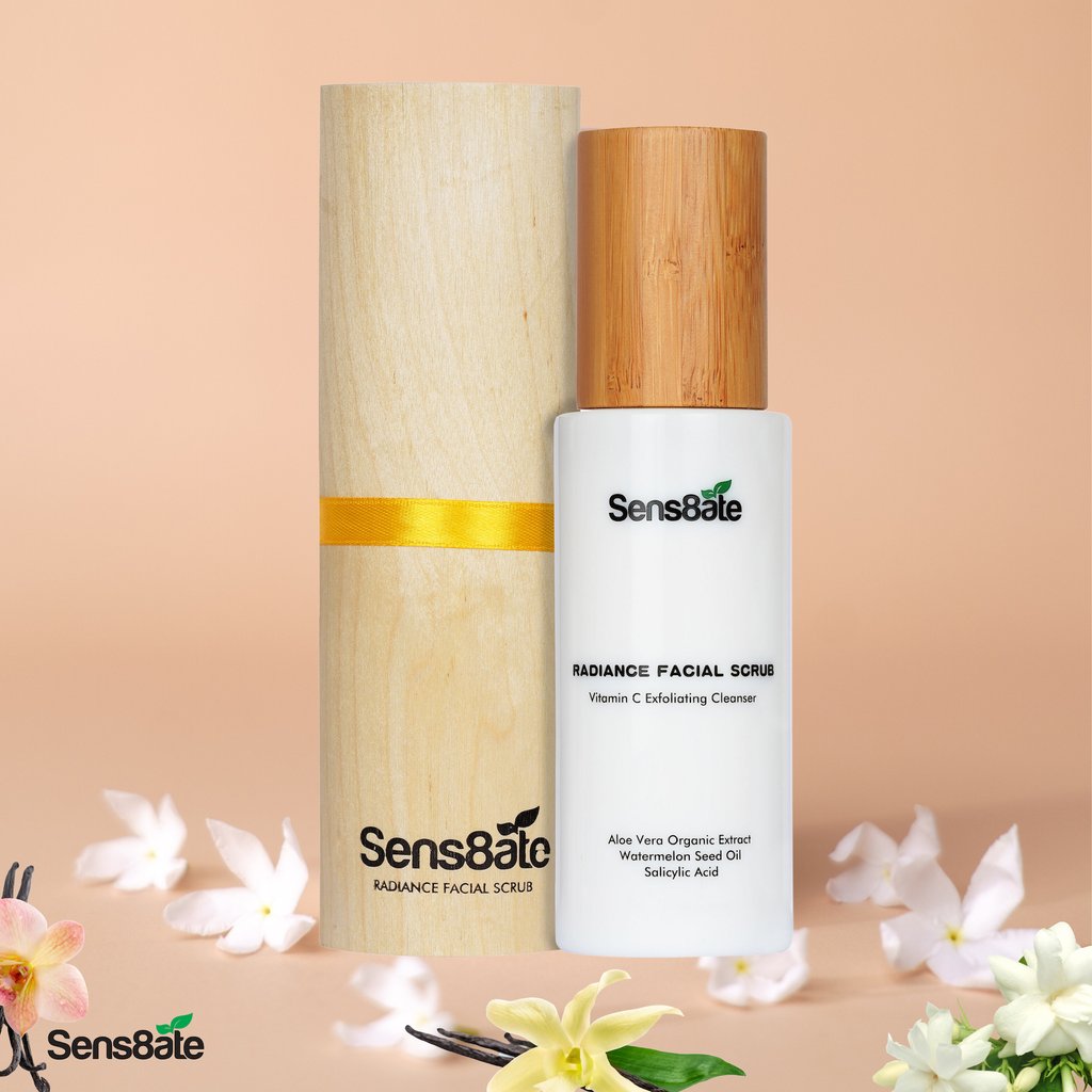 sens8ate's tweet photo. Unveil your Natural Radiance with our Vitamin C Exfoliating Scrub! 🍊⁠
⁠
With Watermelon Seed Oil 🍉to detox, fight acne &amp; uneven skin tone. The scrub buffs away dead skin cells &amp; impurities. Revealing a smoother &amp; radiant complexion✨ ⁠
⁠⁠
⁠By @Sens8ate ™️⁠ https://t.co/YOKK7v4kce
