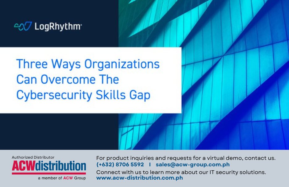acw_phils's tweet image. With over 3.5 million cybersecurity jobs available worldwide and not enough talent to fill the gap, it&apos;s time to consider other ways your organization can help fill the cybersecurity skills gap. Read the Forbes article by #LogRhythm CISO, Andrew Hollister: bit.ly/3Qa9skR