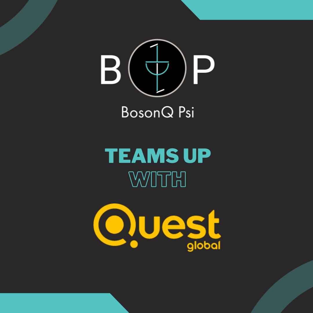 BosonQ Psi and Quest Global team up to solve complex problems using quantum applications.
This strategic partnership aims to redefine what's possible with Quantum Technology today!

Read more:
hubs.li/Q024VhYX0