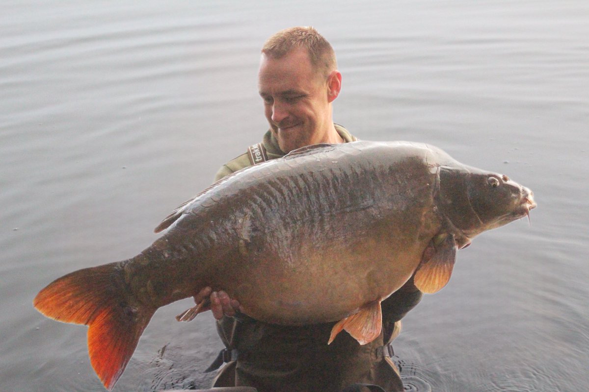 CoppsPhil's tweet photo. Well a weeks #fishing in #France is over ☹️ and back to #Work 😩 a personal best of 57lb 08oz and another memory created with my Angel 😇 https://t.co/C73kjUSrip
