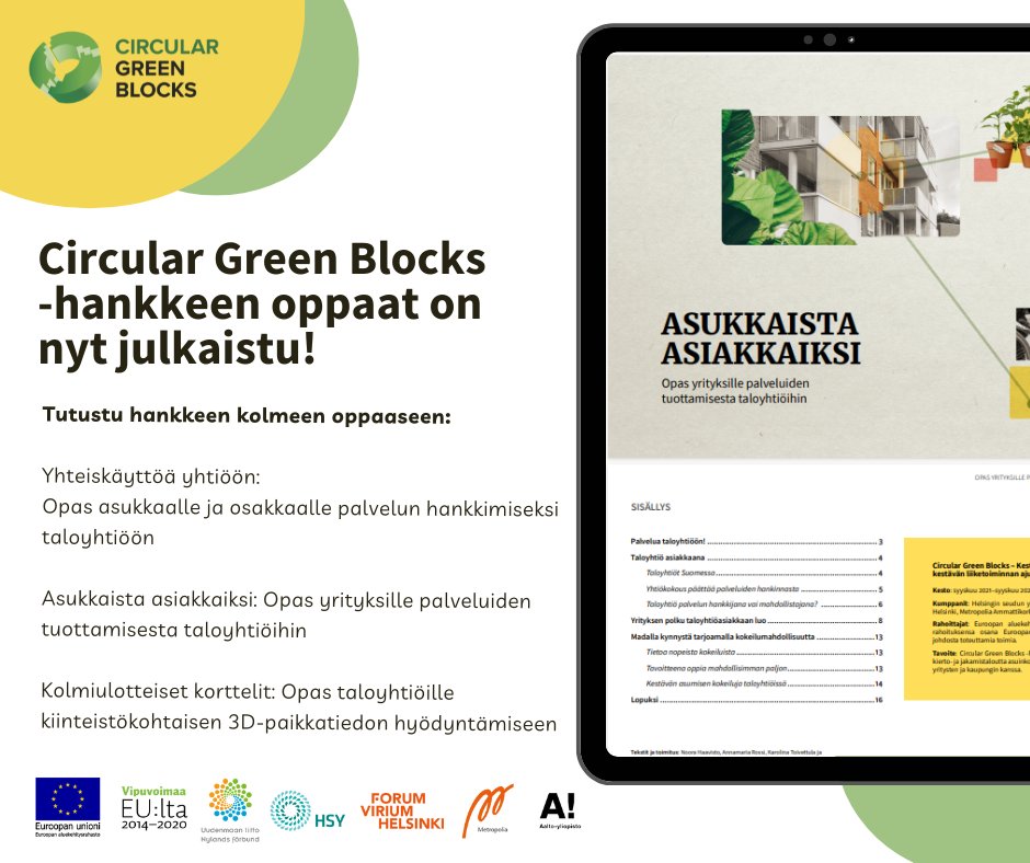 Circular Green Blocks tweet media