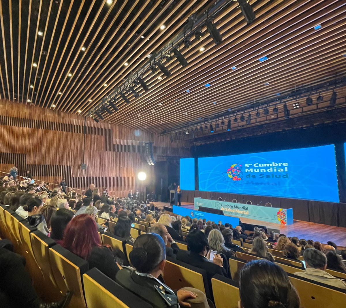 sos_children's tweet photo. ‘An inclusive approach that prevents &amp;mitigates adverse childhood experiences &amp; empowers caregivers with skills&amp;knowledge is crucial.’

Orso Muneghina, Head of the Global Programme Expert Group on #MentalHealth and #PsychosocialSupport, at the #WorldmentalHealthSummit. #WMHD2023 https://t.co/B5miJZuhSl