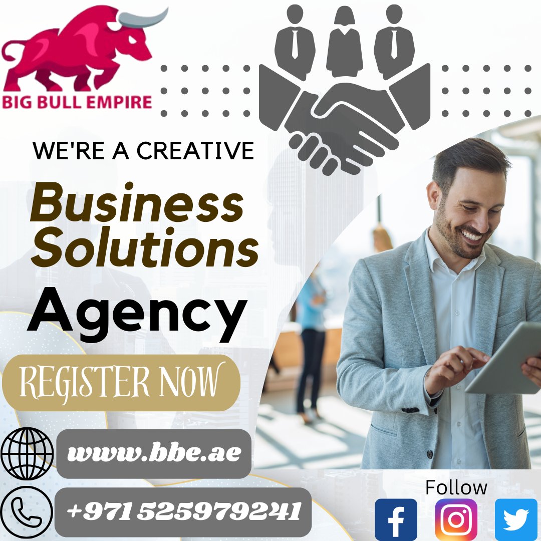 'We're not just your average business solution provider, we're the cheeky catalyst for your success! Don't miss out on the opportunity to boost your business. Register now and let's make waves together! '

#BusinessDevelopment #BestSolutions #success #BusinessTraining #GrowthMind