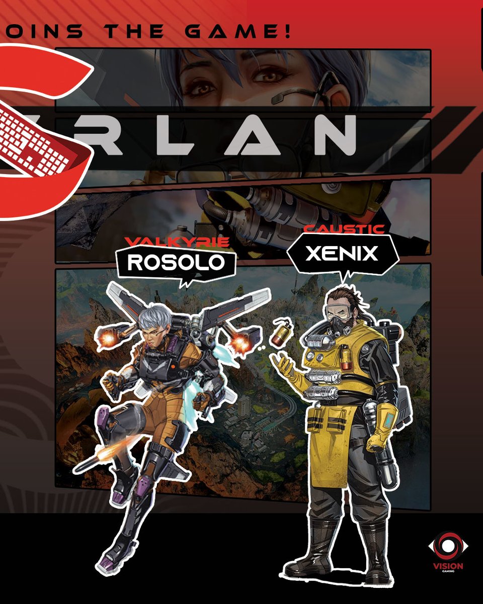 𝗦𝘄𝗶𝘁𝘇𝗲𝗿𝗟𝗔𝗡 is finally here‼️
(12-15 October, 2023)

Here are our Apex players, ready to slay the game! 🔥
#play4more #VGPower