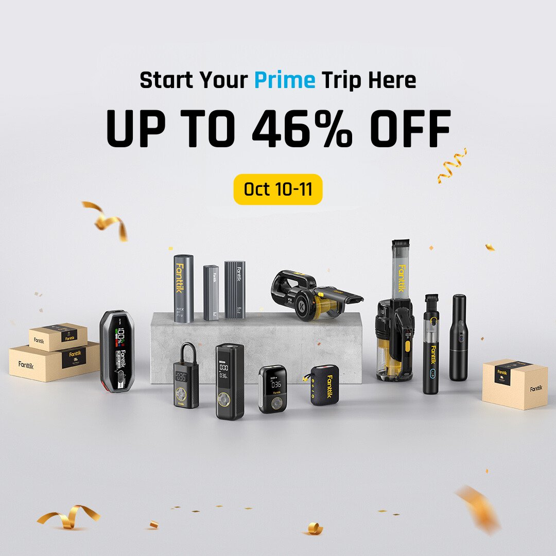FanttikOfficial's tweet photo. Welcome to the Prime Big Deal Days!π
Hurry up and get up to 46% off on Fanttik products, including tire inflators, car vacuums, electric screwdrivers, and other tools.
All purchase links: https://t.co/nzsopi34hNππ
#primeday #fanttik #tireinflators #screwdrivers #carvacuums https://t.co/dzytkqCE5P
