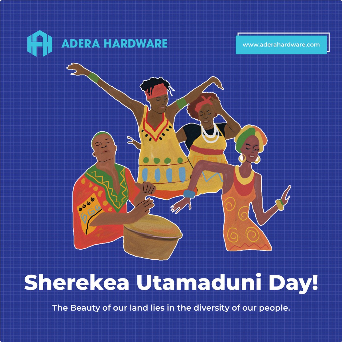 AderaHardware's tweet photo. Wishing everyone a vibrant Utamaduni Day from Adera Hardware! 🇰🇪 Embrace the diversity that makes us stronger. As we celebrate culture, let's build a community grounded in unity and progress. Cheers to a day of connection and growth! #UtamaduniDay #AderaHardware #CommunityUnity https://t.co/PmbOR1uHfO