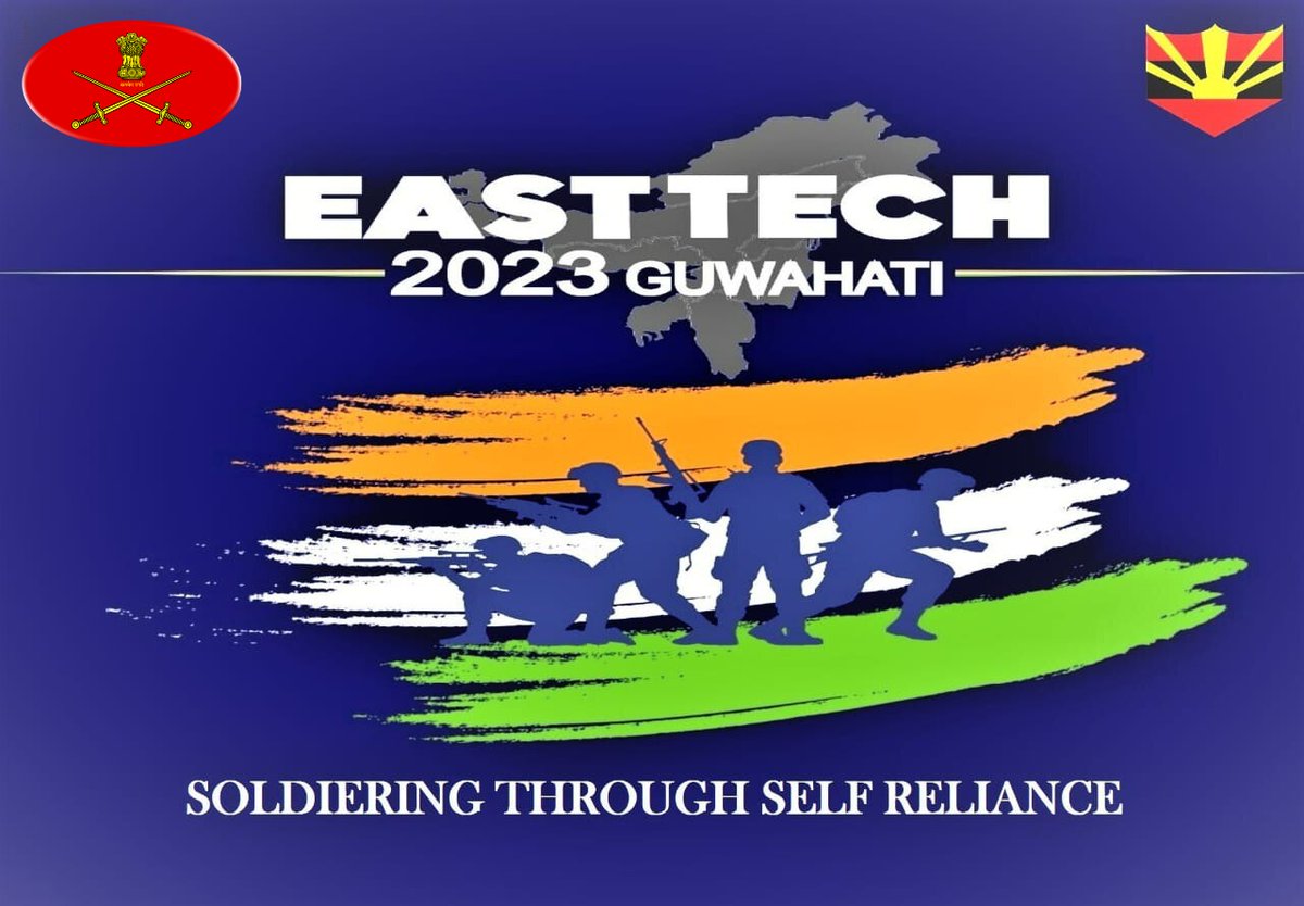 adgpi's tweet photo. #EastTech2023
Explore the future of defence at East Tech 2023 at #Guwahati. Discover cutting-edge innovations & insights from the forefront of technology. Watch highlights from 10-11 Oct 2023 on YouTube:https://t.co/bHgHcqwoKX
#IndianArmy
#OnPathToTransformation https://t.co/2bnrc5l2Ji