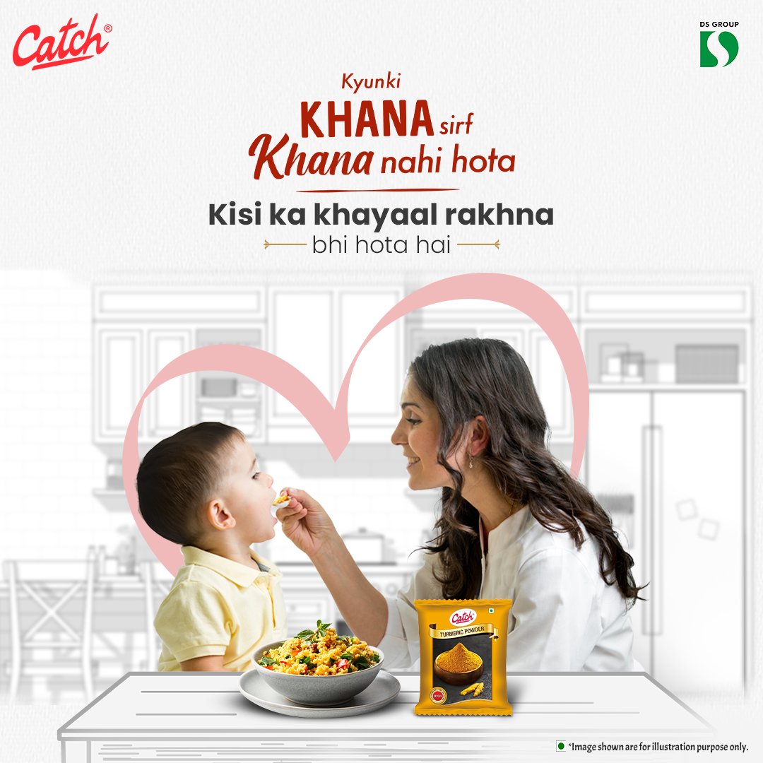 catch_foods's tweet photo. Catch Turmeric Powder ke saath badhaiye khane aur rishton, dono ka rang. 💛
#KyunkiKhanaSirfKhanaNahiHota

#CatchFoods #IndianFood #Cooking #Craving #Food #Family #Care #Love #Relationship #CatchTurmericPowder #TurmericPowder https://t.co/txjM3S5a6w