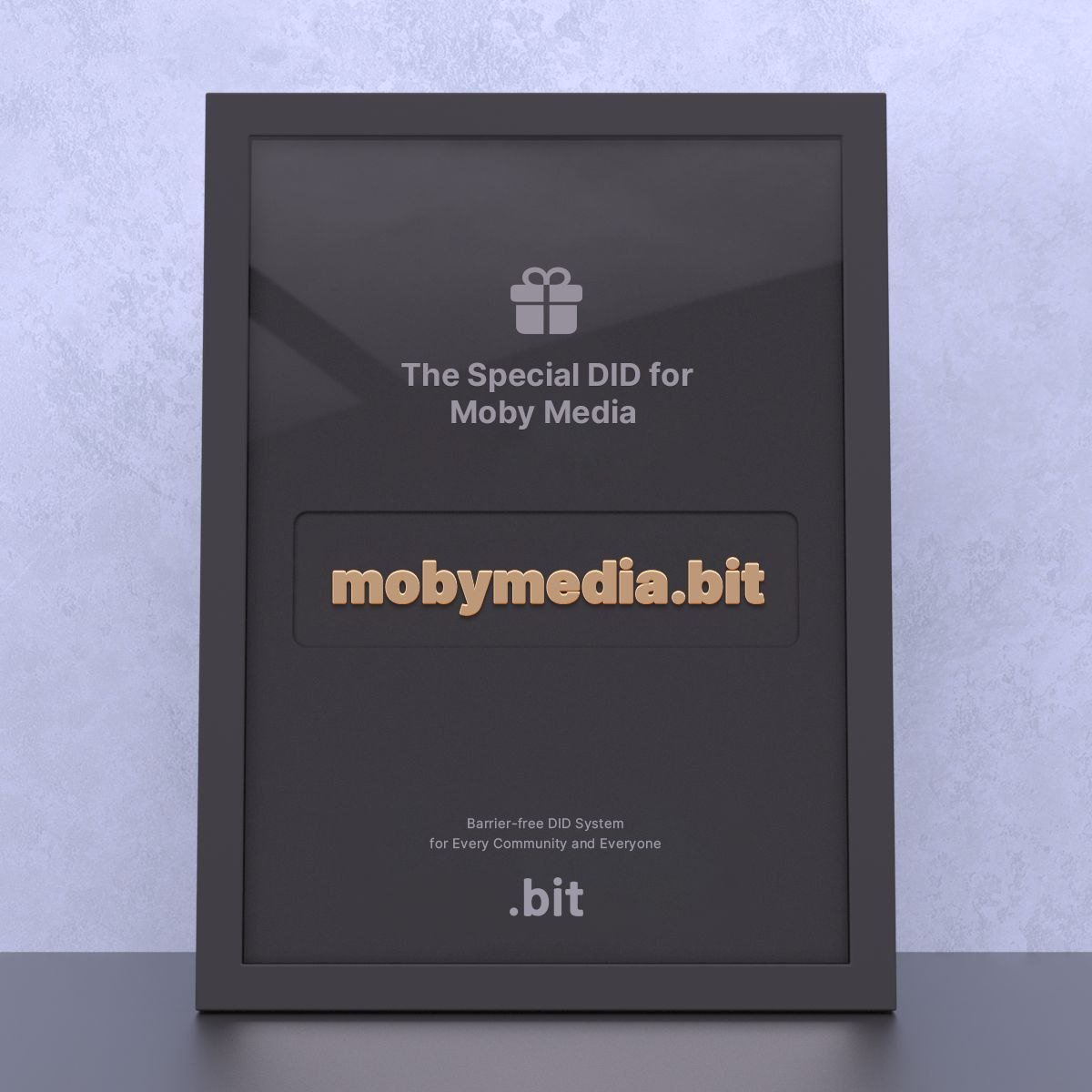 mobymedia's tweet photo. A special day for @mobymedia as we have successfully acquired ownership of "mobymedia.bit"

We now own a central cross-chain #decentralized identity in #Web3!🦾

Huge shout out to @didbased for gifting us the #DID brand. #dotbit #mobymedia #web3media https://t.co/VR8mMJcc1T