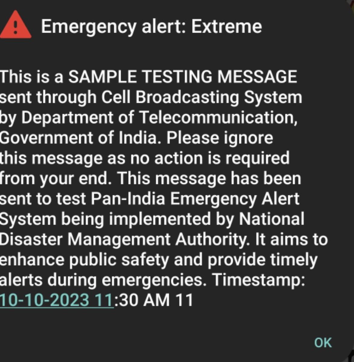 AnshumanVermaa's tweet image. Ye bahut aa rha hai ❓
#EmergencyAlertSystem