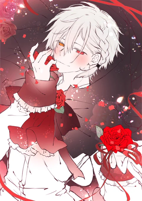 血菓様構図ラフ(*˘︶˘*).。.:*