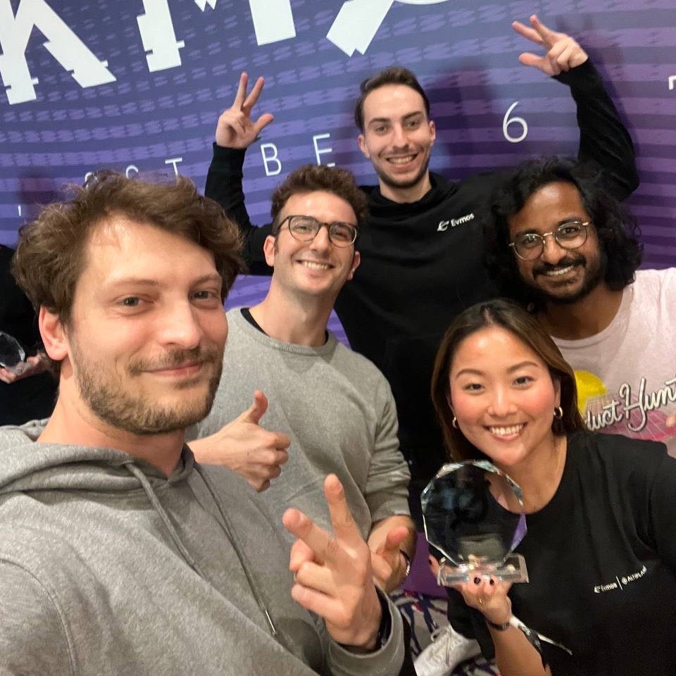 0xstepit's tweet photo. First @CosmoverseHQ with the @EvmosOrg team. Nice vibes, nice ppl, and nice hack. https://t.co/7s5TyXUO2Q