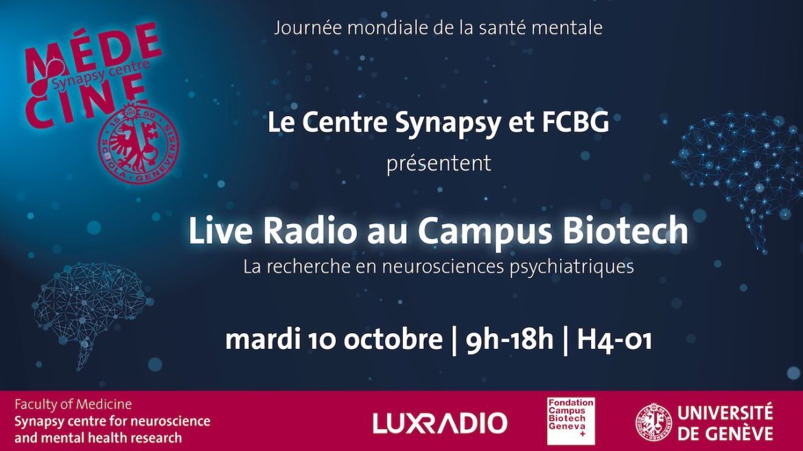 Tune in to the fascinating world of #neuroscience! 🧠 Today, Radiolux is live from Campus Biotech, bringing you a day packed with mind-boggling insights and expert discussions on psychiatric neuroscience. Don't miss out on this adventure - hit play now! 📻 buff.ly/3LV7uSV