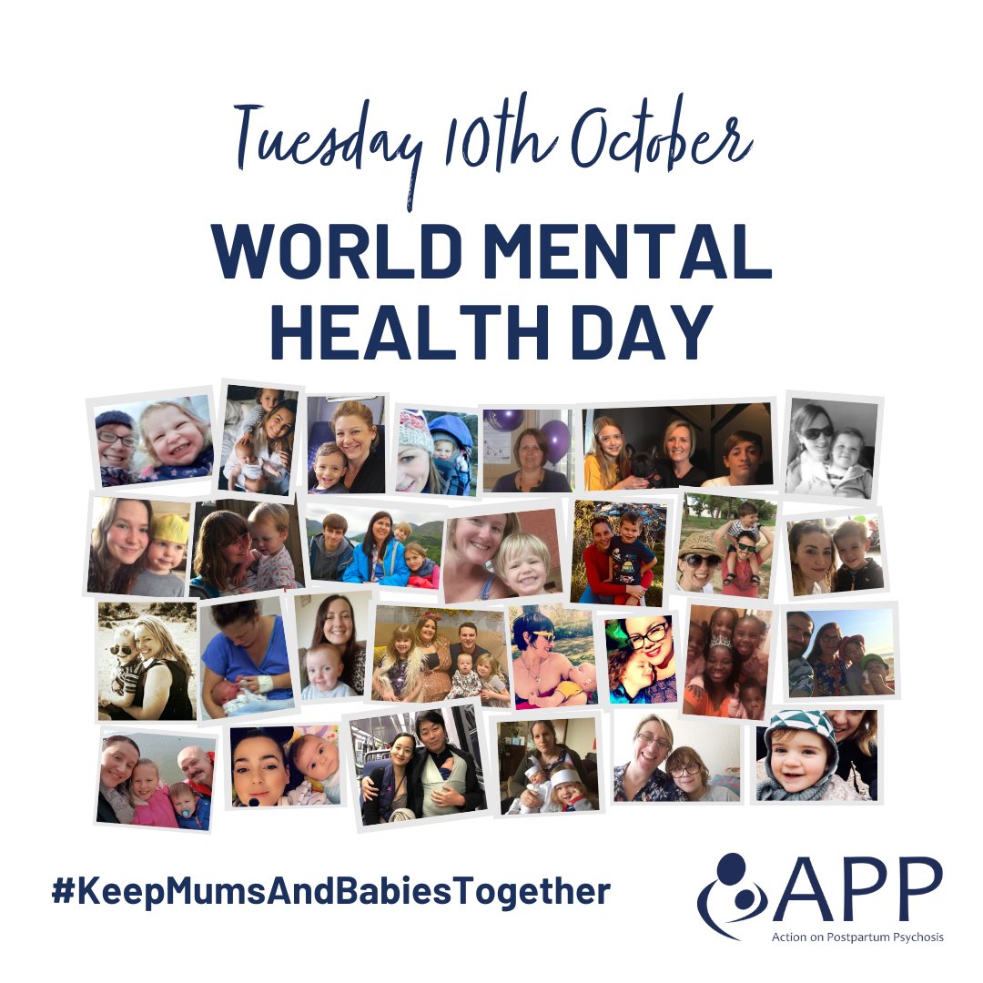 It’s #WorldMentalHealthDay2023 today and this year’s theme is ‘Mental health is a universal human right’.

For the 1,400 women in the UK and 140,000 around the world who develop postpartum psychosis each year, their experience of care varies hugely.

#KeepMumsAndBabiesTogether