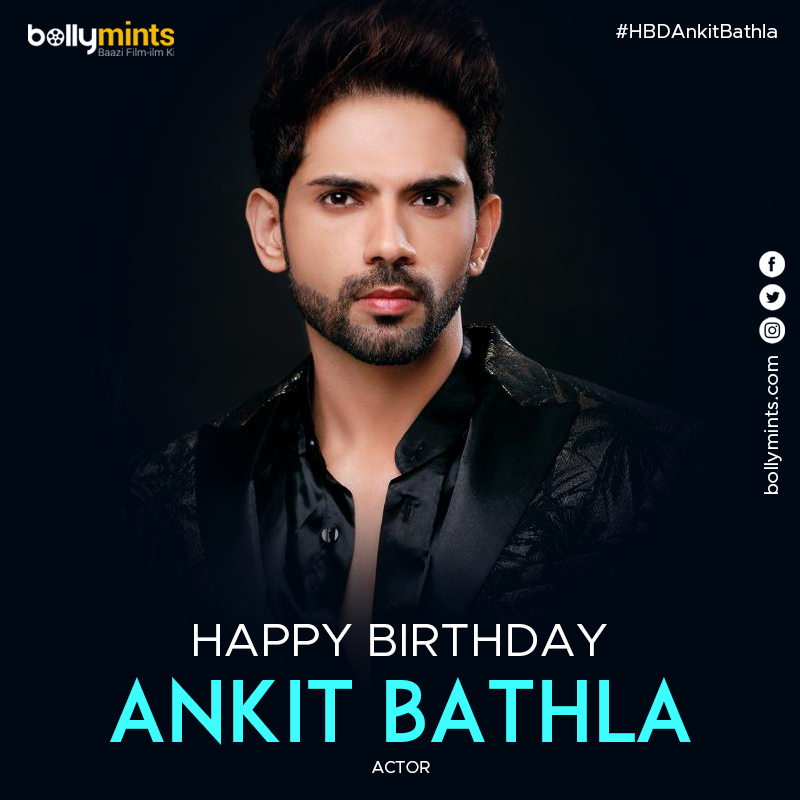 BollyMints's tweet photo. Wishing A Very Happy Birthday To Actor #AnkitBathla !
#HBDAnkitBathla #HappyBirthdayAnkitBathla https://t.co/djgLv1qk7D