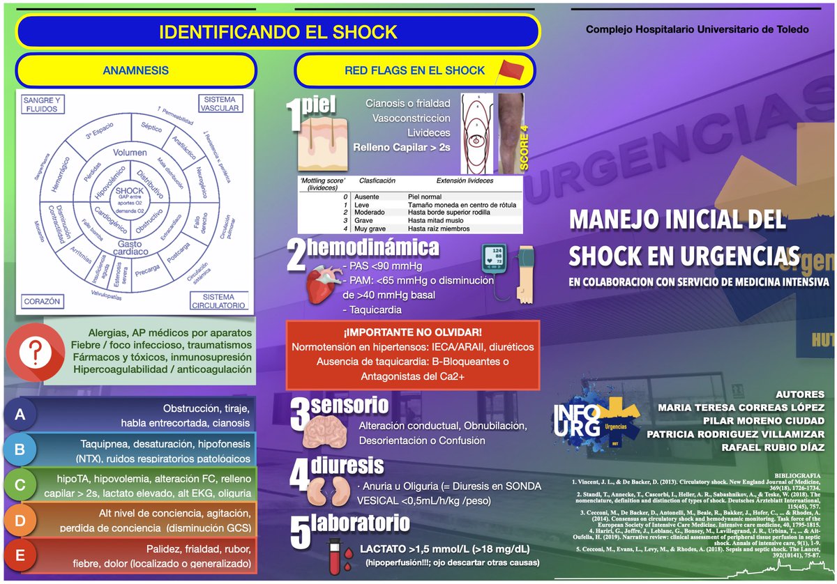 info_urg's tweet photo. #MartesDeEstreno : Atención inicial al #Shock en #Urgencias ! Red flags 🚩, tipos de shock y tips en el shock! Realizado por nuestras resis de UVI en colaboración con @ucichut 🔗 https://t.co/vO3R9UdSuK comparte! https://t.co/wmNWMAhrSK