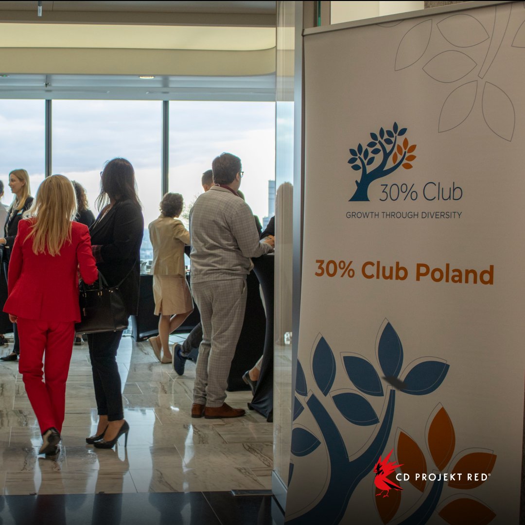 Our menstrual leave initiative, which we implemented this April, was recently awarded by 30% Club Poland — we’re honored to be recognized alongside other industry leaders working to increase diversity and inclusion! CD PROJEKT RED was chosen for the DEI Award for our work in