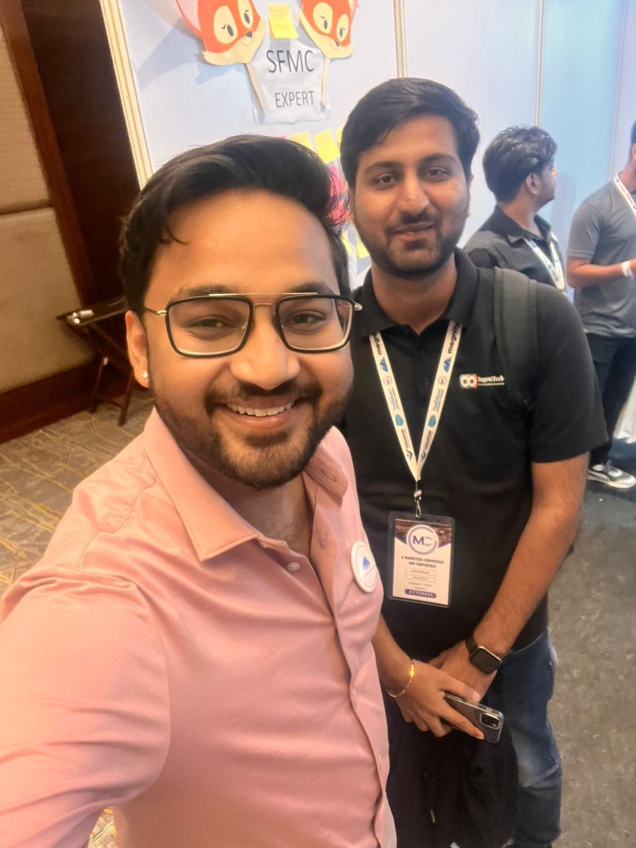 It is always great exchanging ideas and thoughts with people as it helps you in framing your roadmap and future ventures. Met some of the old and new faces in <a href="/mc2_event/">MC²</a> held at Hyderabad.

#MomentMarketers #Salesfor