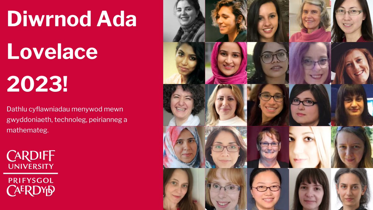 Dathlu Diwrnod Ada Lovelace 2023 a gwaith yr holl fenywod yma yn yr Ysgol Cyfrifiadureg a Gwybodeg. 💻

#AdaLovelaceDay