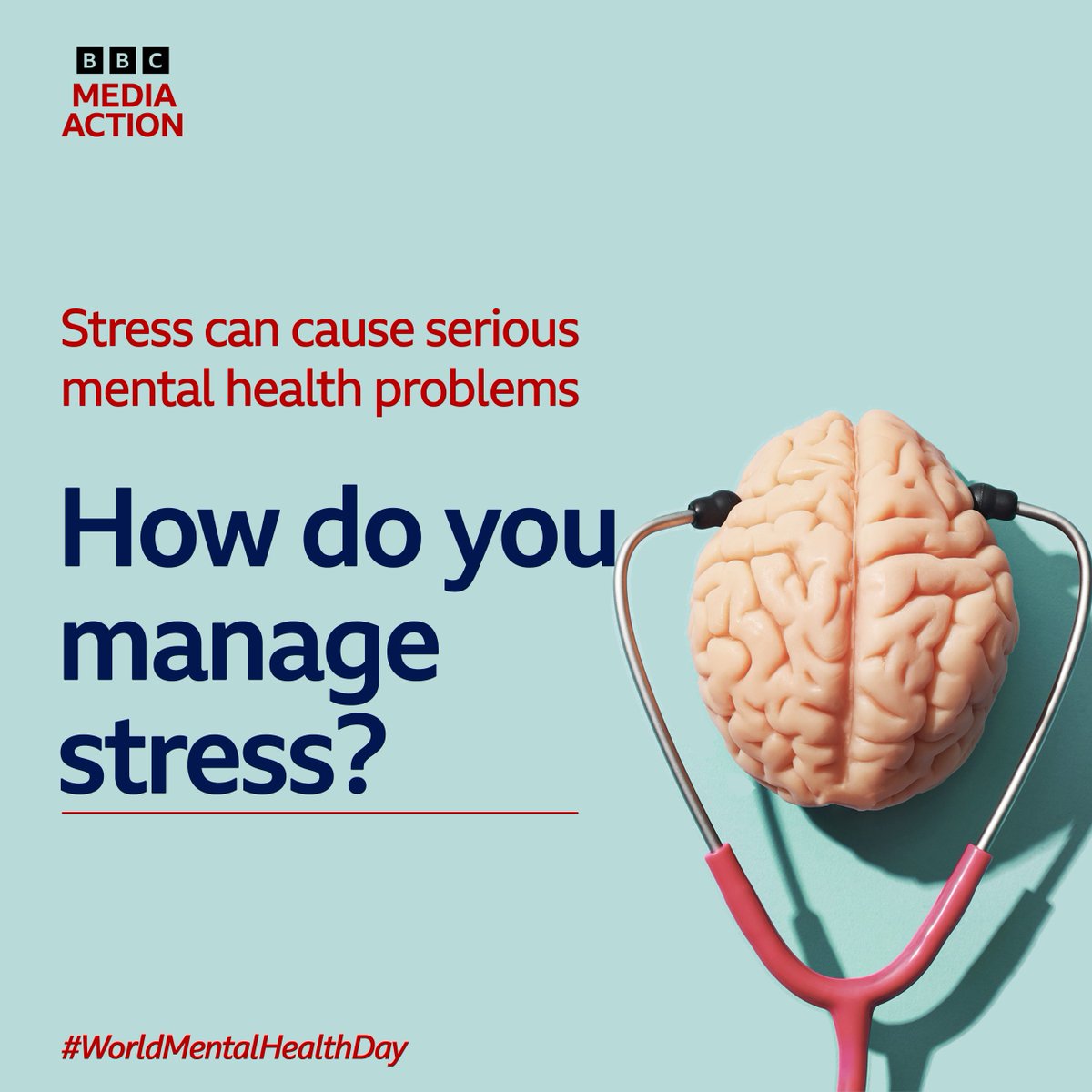 bbcmaSL's tweet image. It’s #WorldMentalhealthDay. Stress is a major contributor to the mental and physical health challenges people face. We would like to hear from you: how do you manage stress? Please share your top tips in the comments section.