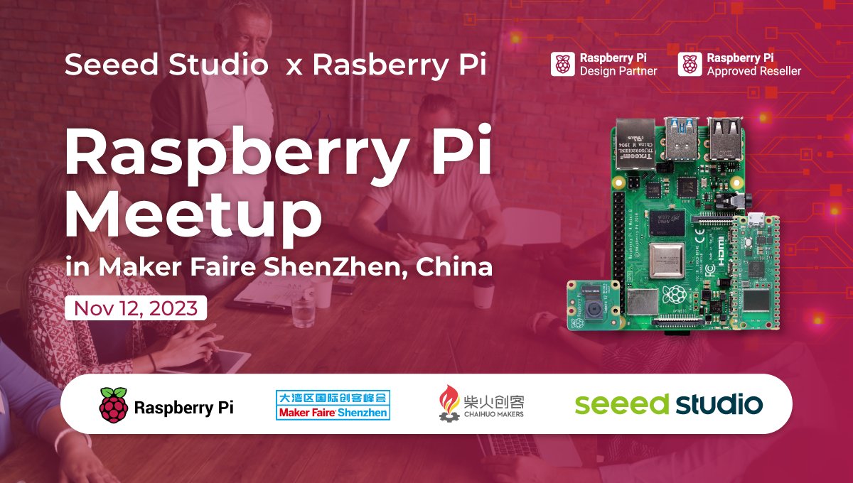 Seeed Studio (@seeedstudio) on Twitter photo 🎉 Get ready for the <a href="/Raspberry_Pi/">Raspberry Pi</a> extravaganza at #Shenzhen <a href="/makerfaire/">Maker Faire</a> on 11-12 November! And guess who is joining the party?
🚀 Yes! It's Eben! Eben Upton!
- Come and stop by at Raspberry Pi booth at A5 🤩
- Meet the Raspberry Pi official team in person
- Experience 🎉 Get ready for the <a href="/Raspberry_Pi/">Raspberry Pi</a> extravaganza at #Shenzhen <a href="/makerfaire/">Maker Faire</a> on 11-12 November! And guess who is joining the party?
🚀 Yes! It's Eben! Eben Upton!
- Come and stop by at Raspberry Pi booth at A5 🤩
- Meet the Raspberry Pi official team in person
- Experience